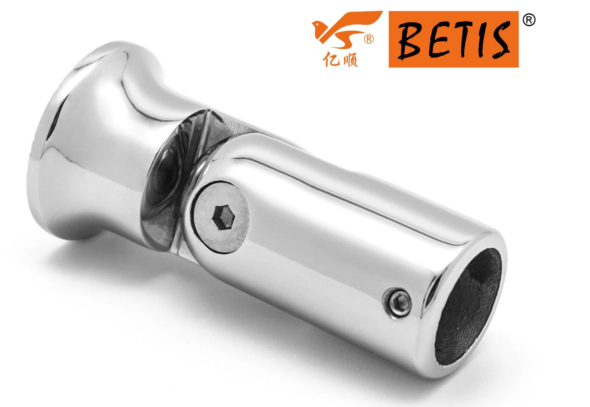 OEM 2024 Hot Sale Tempered Glass Door Hardware Durable Public Shower Room Hardware Available Adjustable Base-Pipe Connector for Glass Door