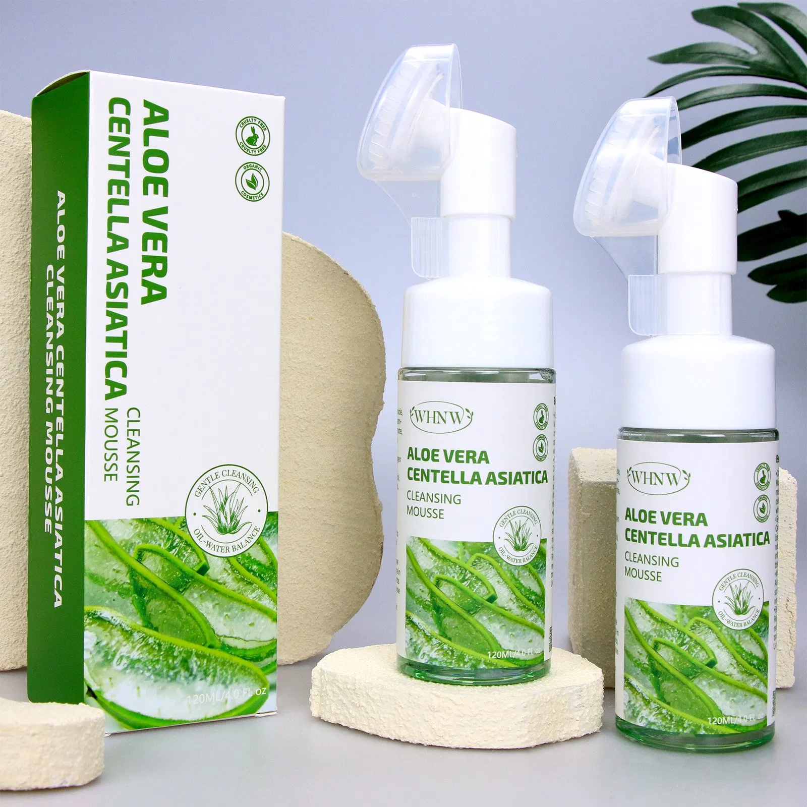 Beauty Cosmetics Wash Refine Skin Texture Aloe Vera Centella Asiatica Cleansing Mousse