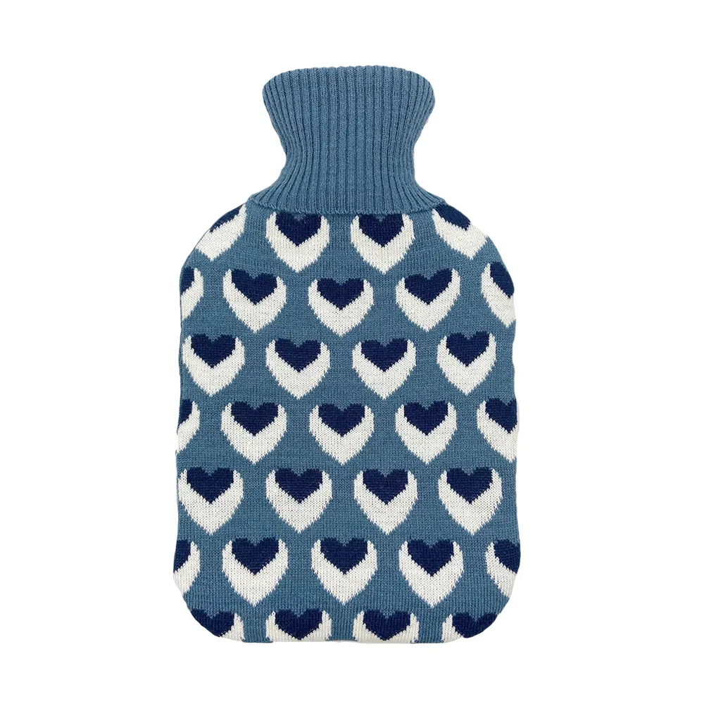 OEM ODM Hot Selling Unique Design Cheap Knitted Rubber Hot Water Bag Bottle Cover