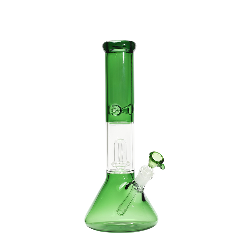 Factory Direct Wholesale Glass Beaker with Ice Catcher Glass Smoking Water Pipe