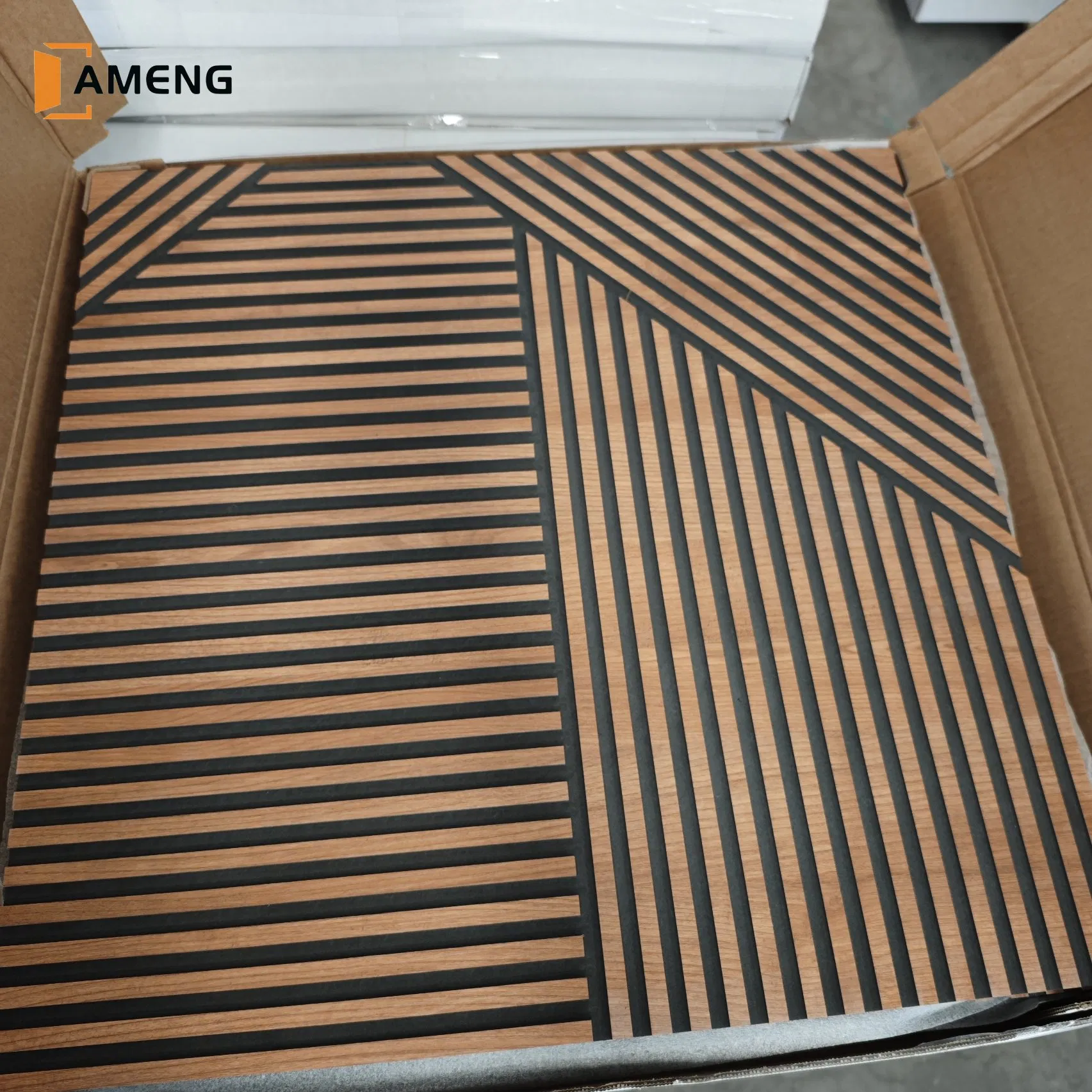 Interior Ceiling Decorative Materials Soundproof Polyester Fiber Acoustic Wall Panel