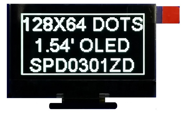 1.54 Inch 128*64 Small OLED Display SSD1309 Blue White