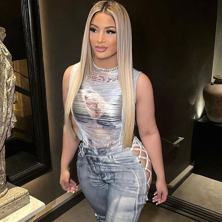 Майка женская летняя с бахромой