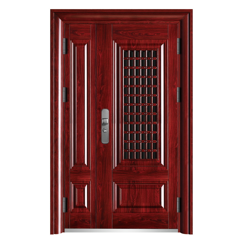 High-Strength Steel Security Door in Door Entance Door with Window