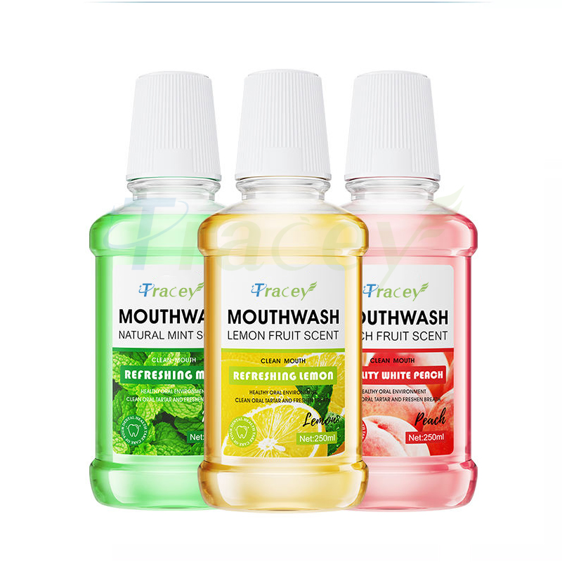 Tracey Teeth Whitening Fresh Fruit Flavor Mint Mouthwash Cleanses Breath Deodorizes Has No Alcohol Irritation Protects Tooth