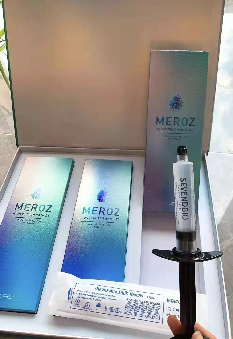 7D Bio Gana Fill Body Filler Dermal Filler Ha Hyaluron Gel 20ml 50ml Hyaluronic Acid Pre-Syringe for Beast Butt Enlargement