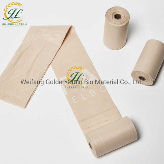 New Design Corn Starch Eco Friendly Garbage Bag Bolsas De Basura Drawstring Trash Bags Wholesale