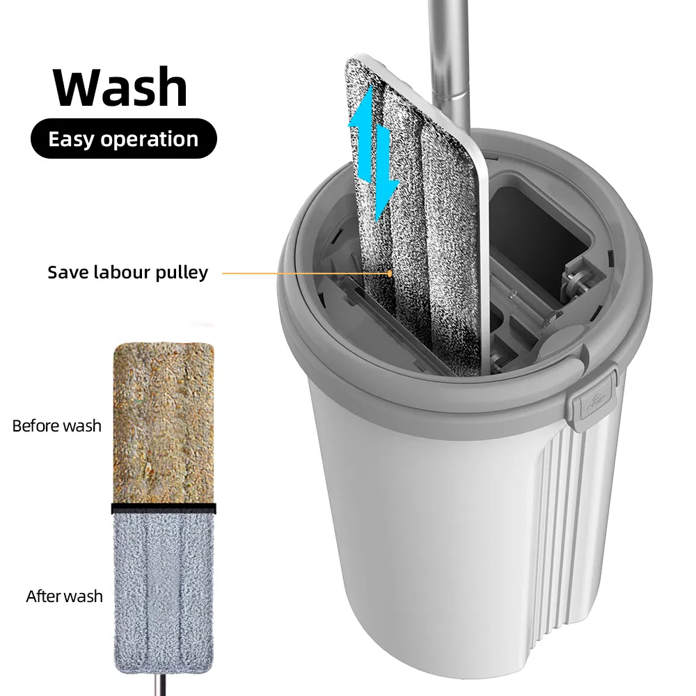 Clean Mop Whole Sale Mop Microfiber Mop Flat Mop Easy Mop Pedal 360 Spin Mop Clean Products Clean Tool Squeeze Mop