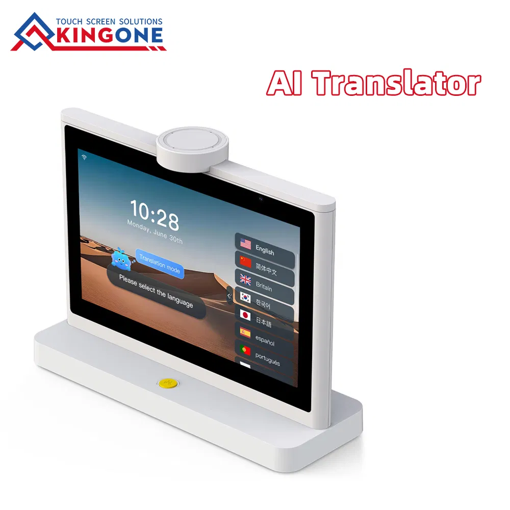 10.1 Inch Dual Screen IPS Ai Translator Device Android OS 4G WiFi Smart Voice Language Translation 26 Languages