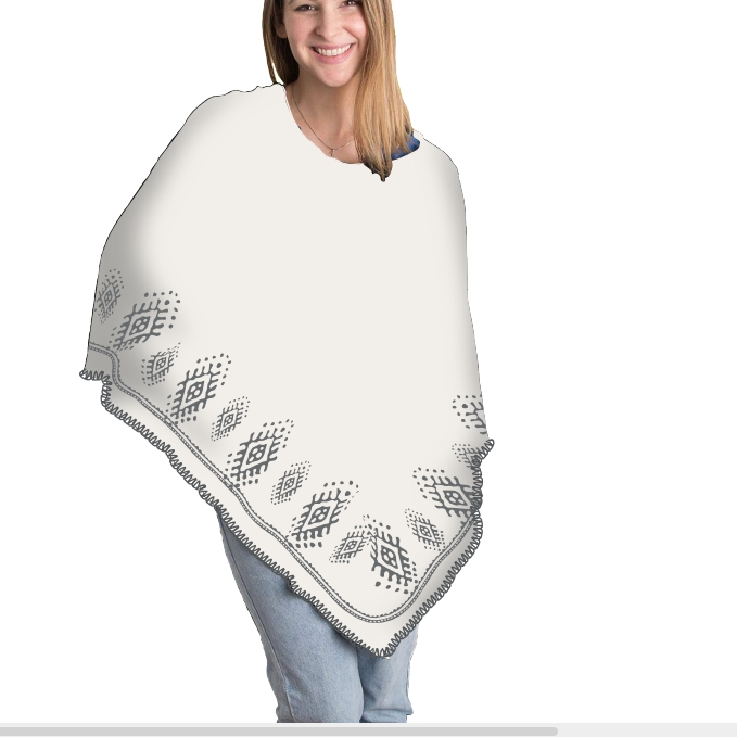 Soft Breathable Rayon Material Elastic Baby Nursing Shawl