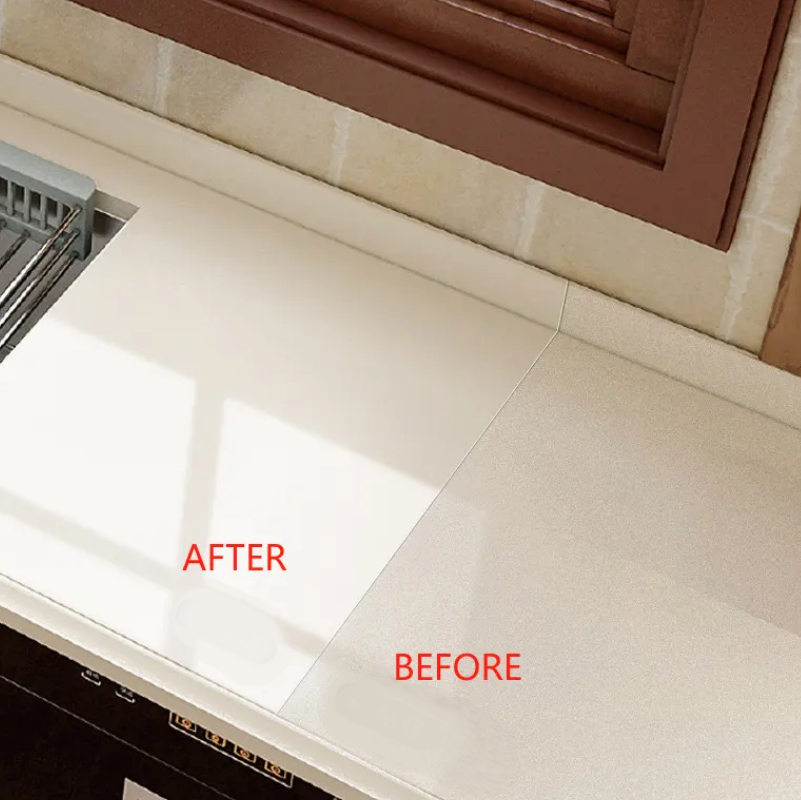 7.5mil Adhesive Surface Transparent Decorative Protective Furniture Film for Marble Countertop