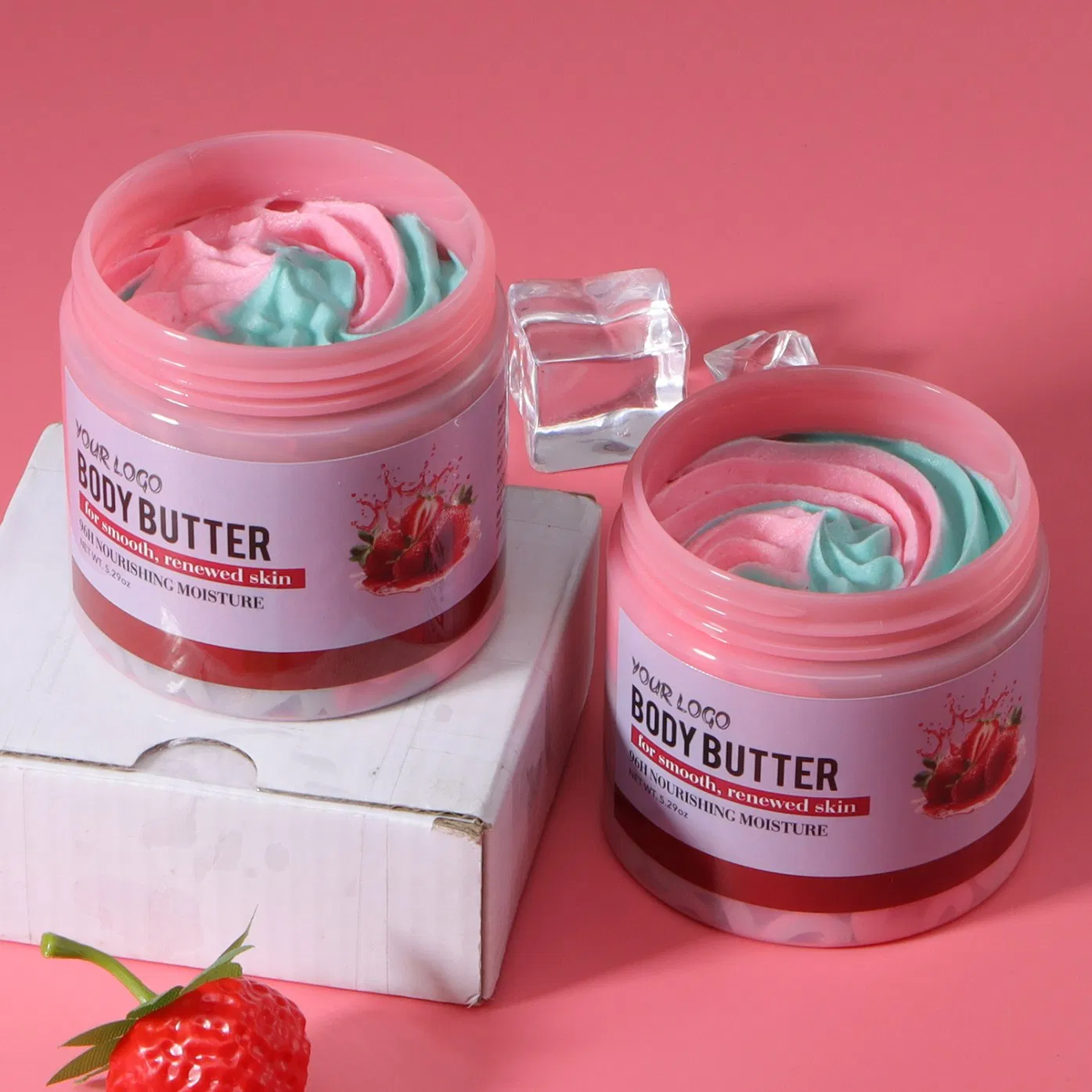 Organic Shea Cocoa Hydrating Moisturizing Vegan Natural Skincare Cream Body Butter