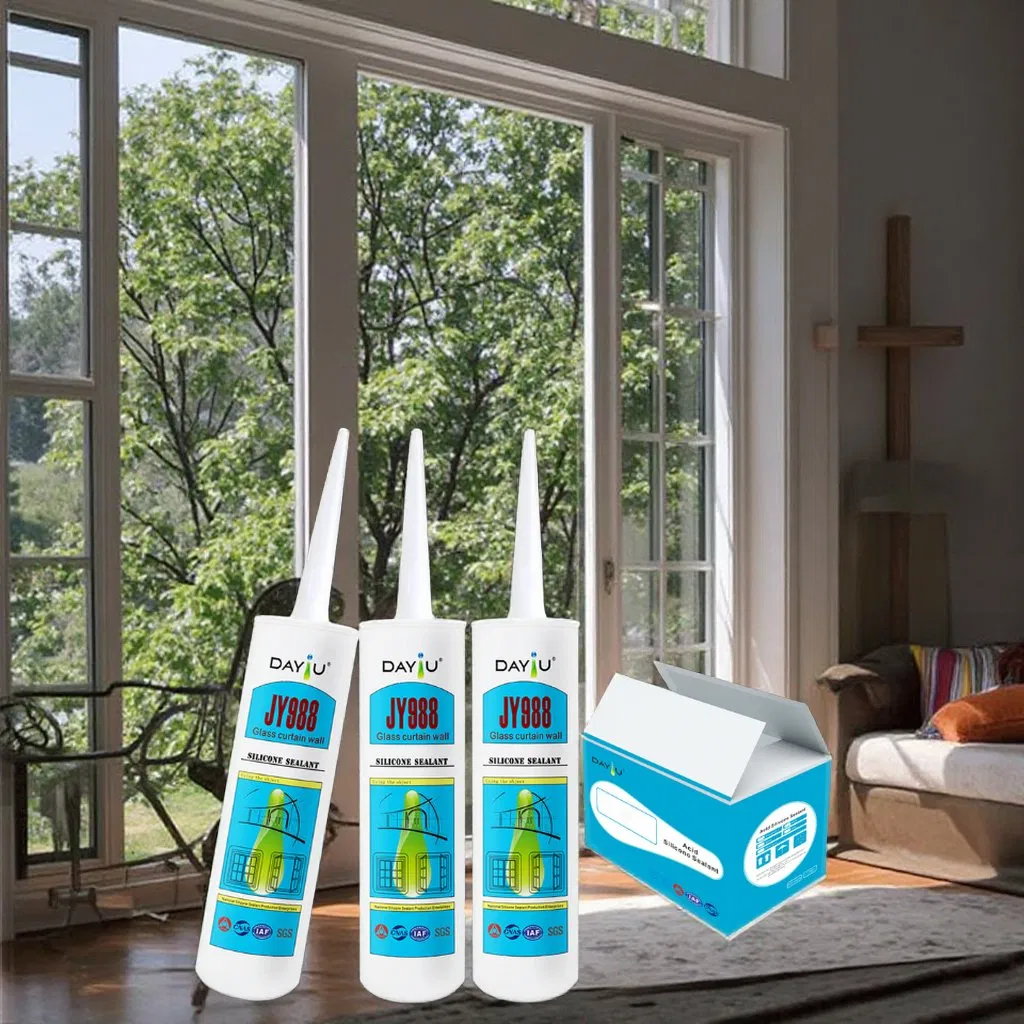 One Component Silicone Sealant Weatherproofing Neutral Adhesive Caulking for Mirror Glass