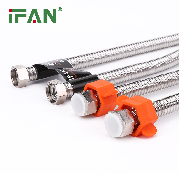 Ifan Chrome Stainless Steel Shower Flexible Hose Pipe for Hand Shower