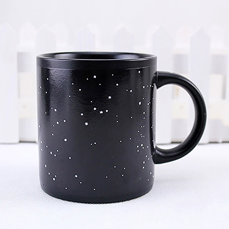 Custom Logo Design Mug Color Changing Heat Sensitive Ceramic Coffee Mug