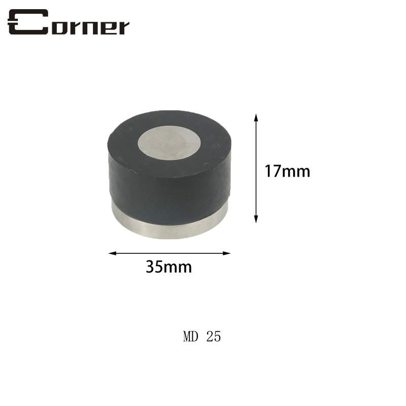 Rubber Anti-Collision Round Stainless Steel 304 Door Stop