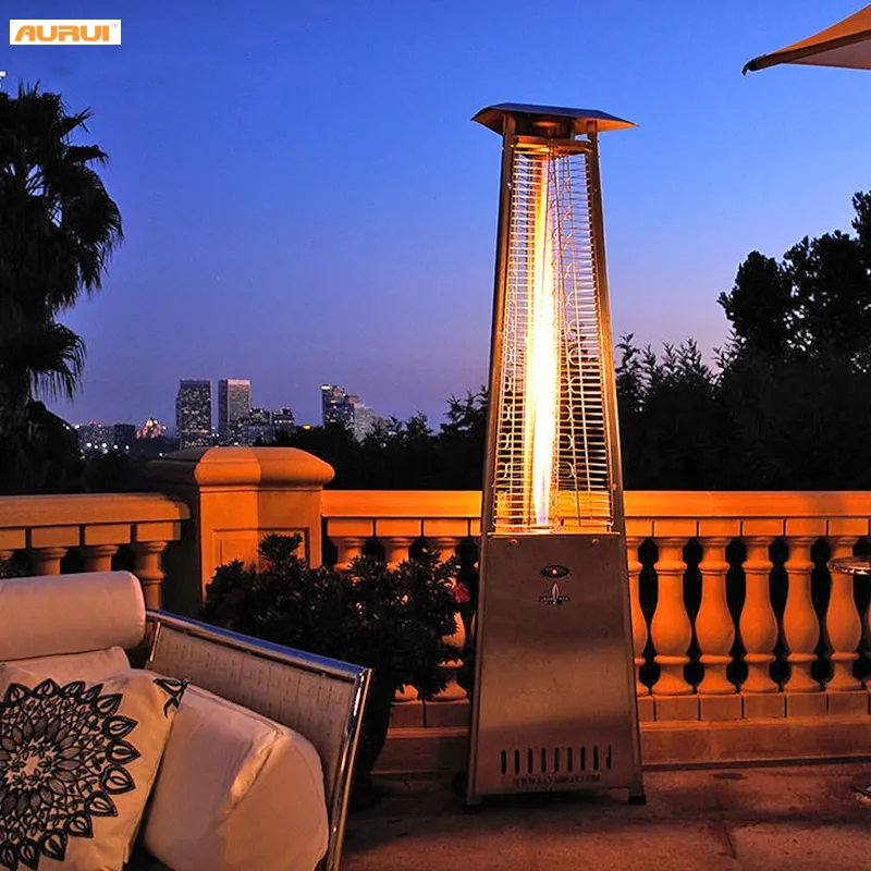 Glass Tube Propane or Butane Gas Only Wholesale Gas Patio Heater Outdoor