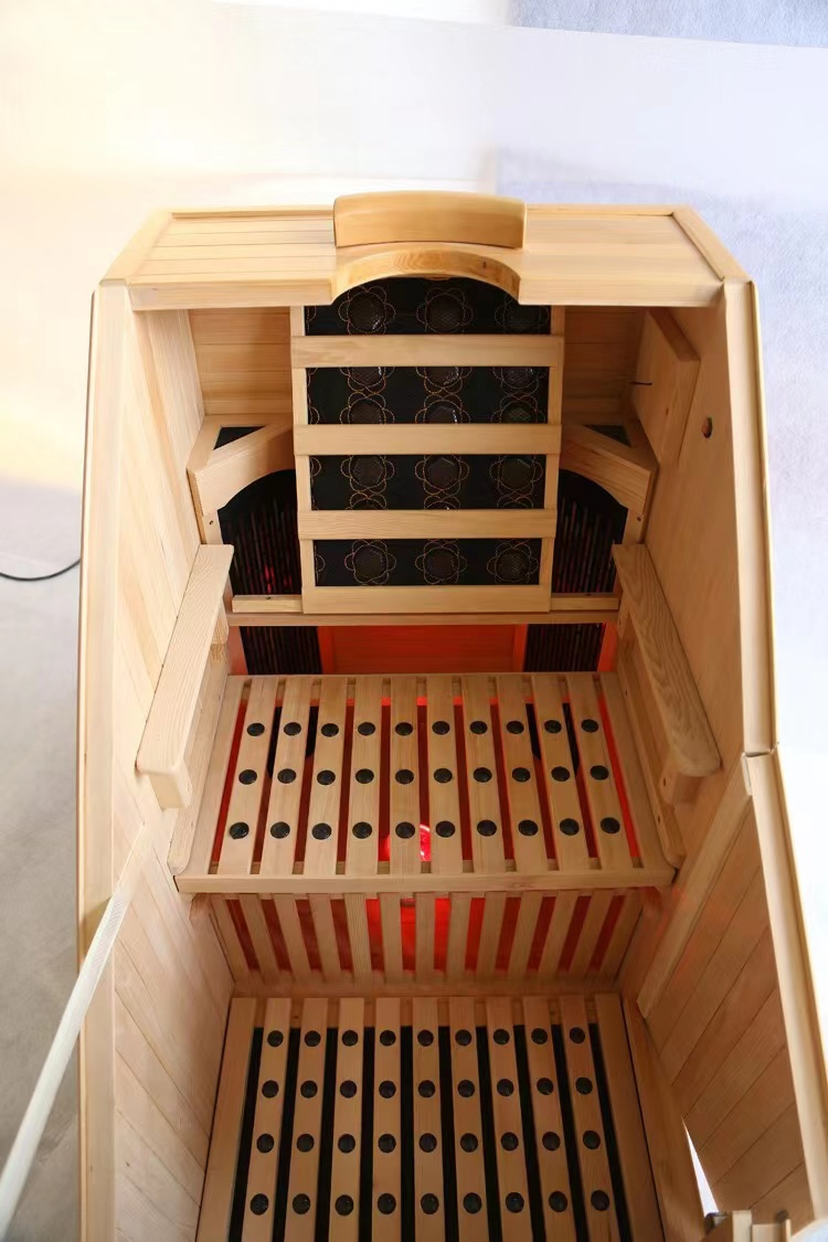 Инфракрасная сауна-купол для одного человека из канадской хемлока