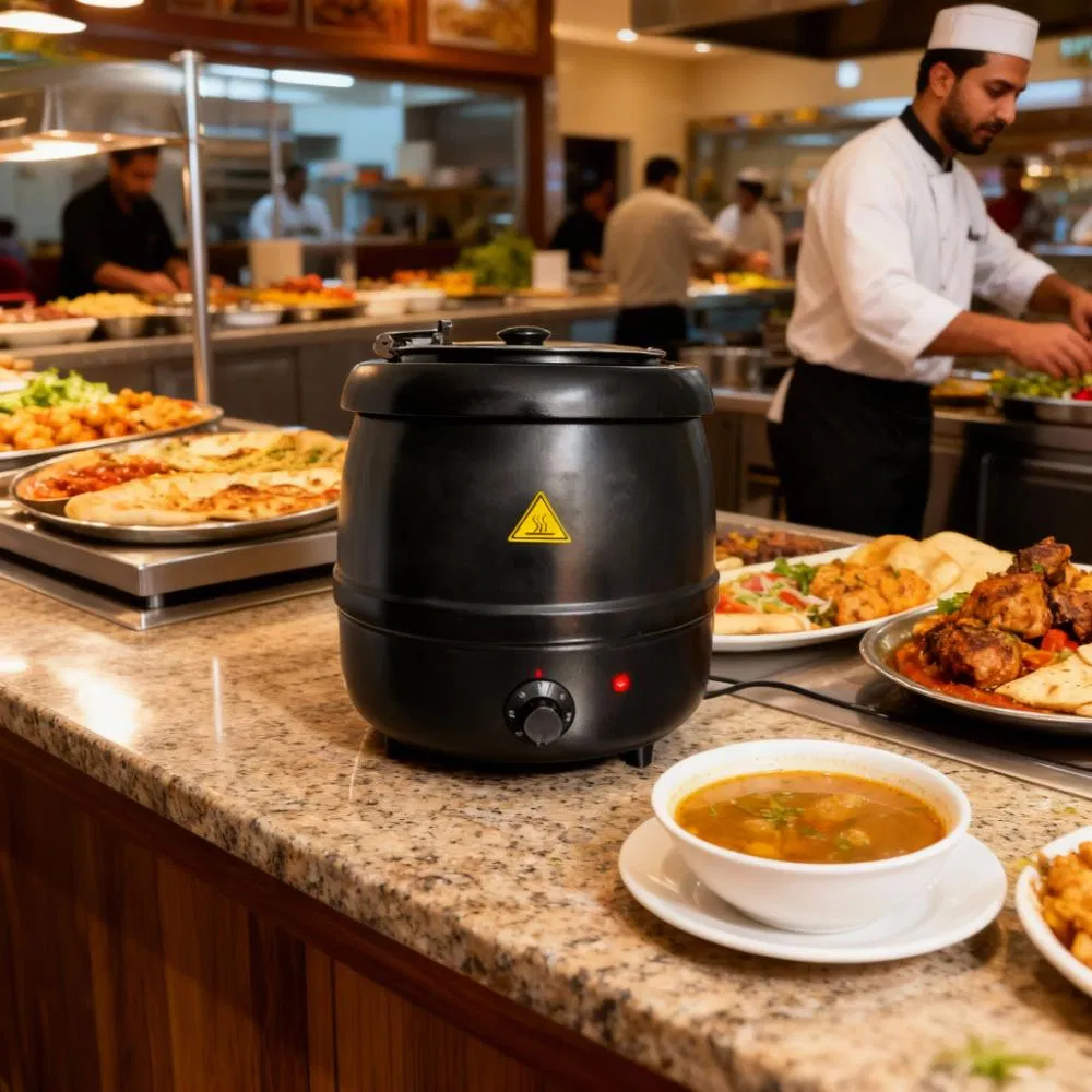 Heavybao Turkey Saudi Arabia Lebanon Middle East Commercial Buffet Electric Soup Food Warmer Kettle