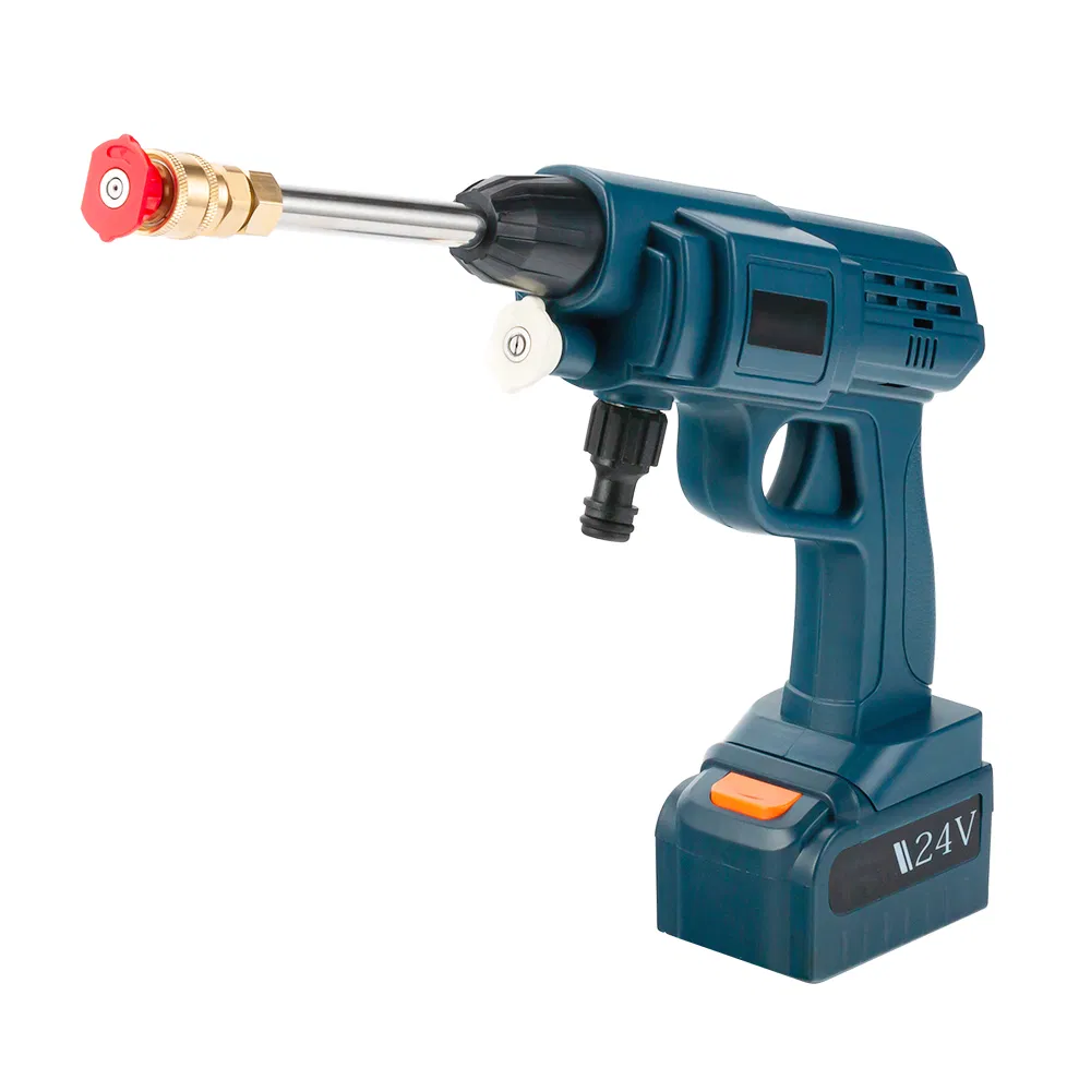 24V Car Washer Cordless Portable Electric High Pressure Washer Spray Gun