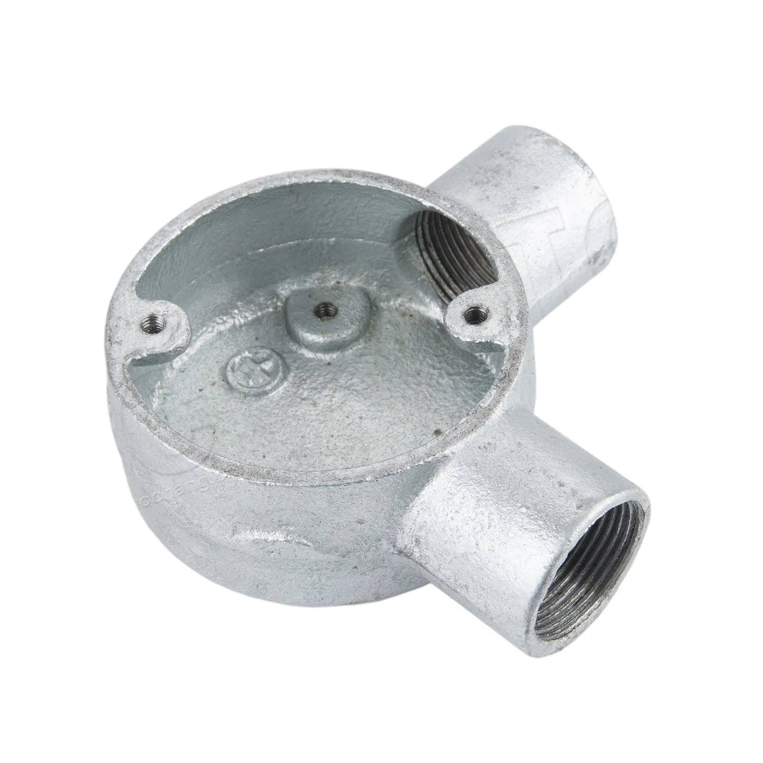 Malleable Steel Angle Two Way Circular Box