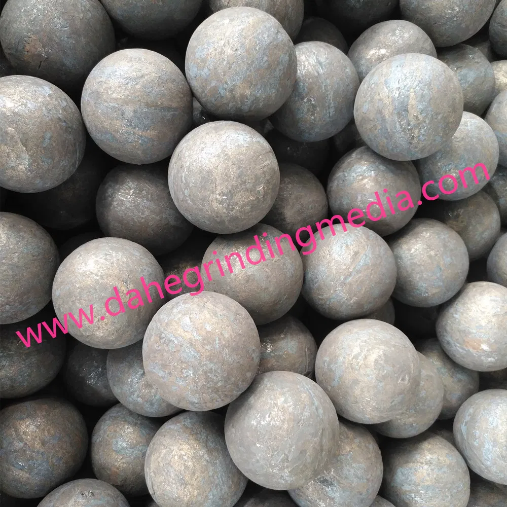 Кованые стальные мелющие шары высокой твердости для медных рудников