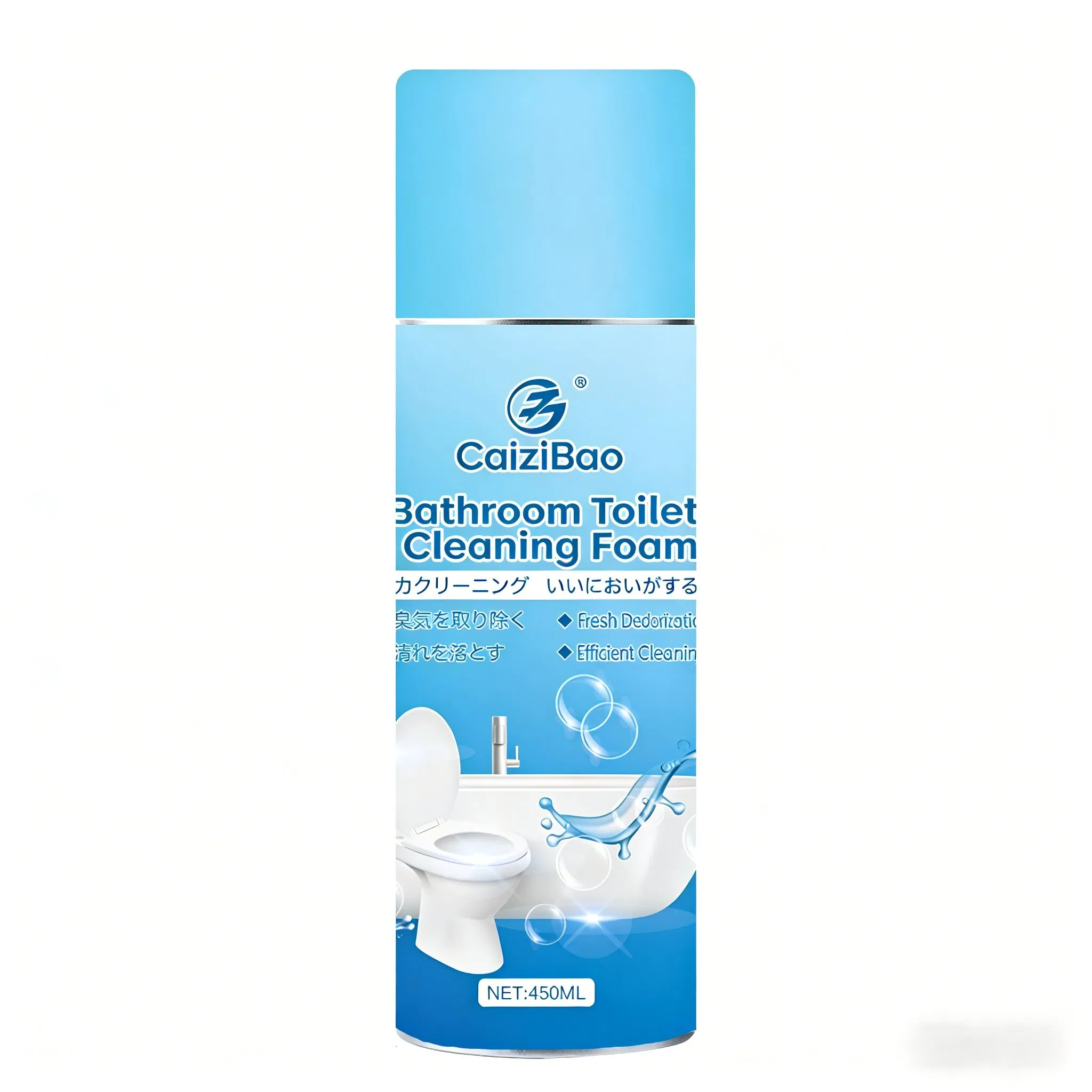 Household Toilet Foaming Cleaner - Stain & Scale Remover, Easy to Use