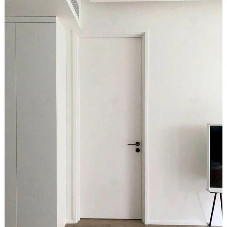 Villa Main Entrance Composite Aluminium Frame Solid Wood Plastic Residential Interior Door