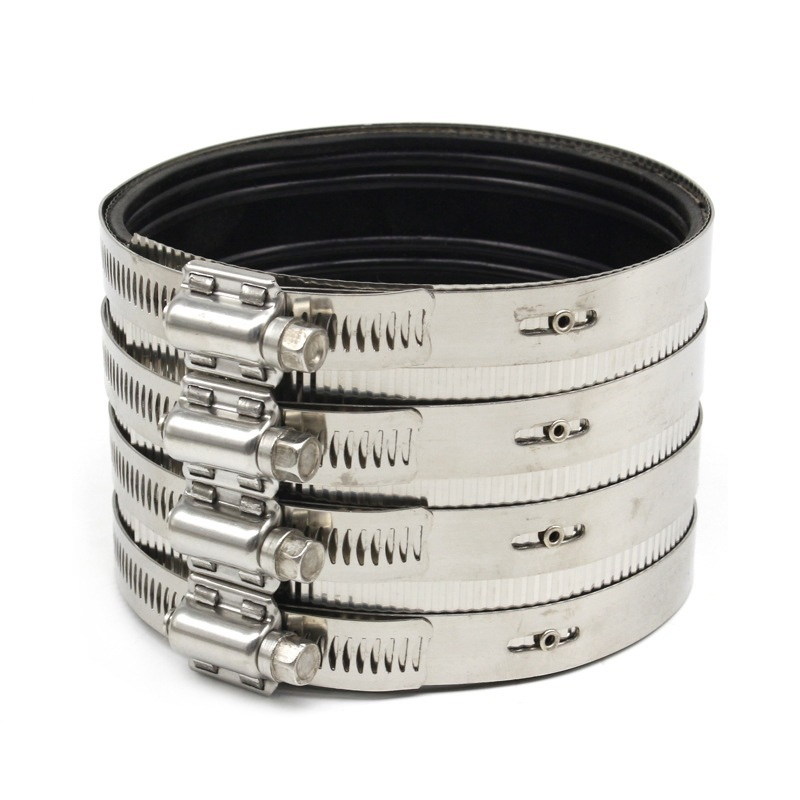 China Stock a Type DN20-DN300 Upc ASTM Heavy Light Stainless Steel Hubless No Hub Coupling for Hubless Fittings