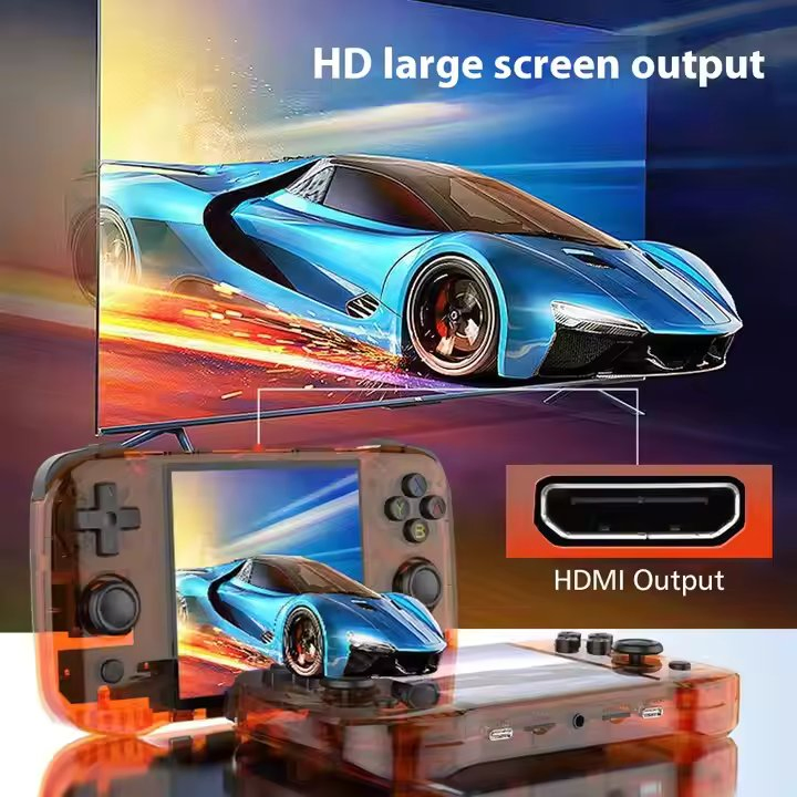 Портативная консоль R46s с 15000 игр, 4 дюйма, 64 ГБ