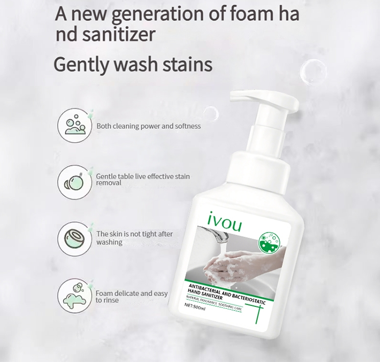 Eco Friendly Free Refill Foaming Hand Wash Liquid Soap for Daily Cleaning Use