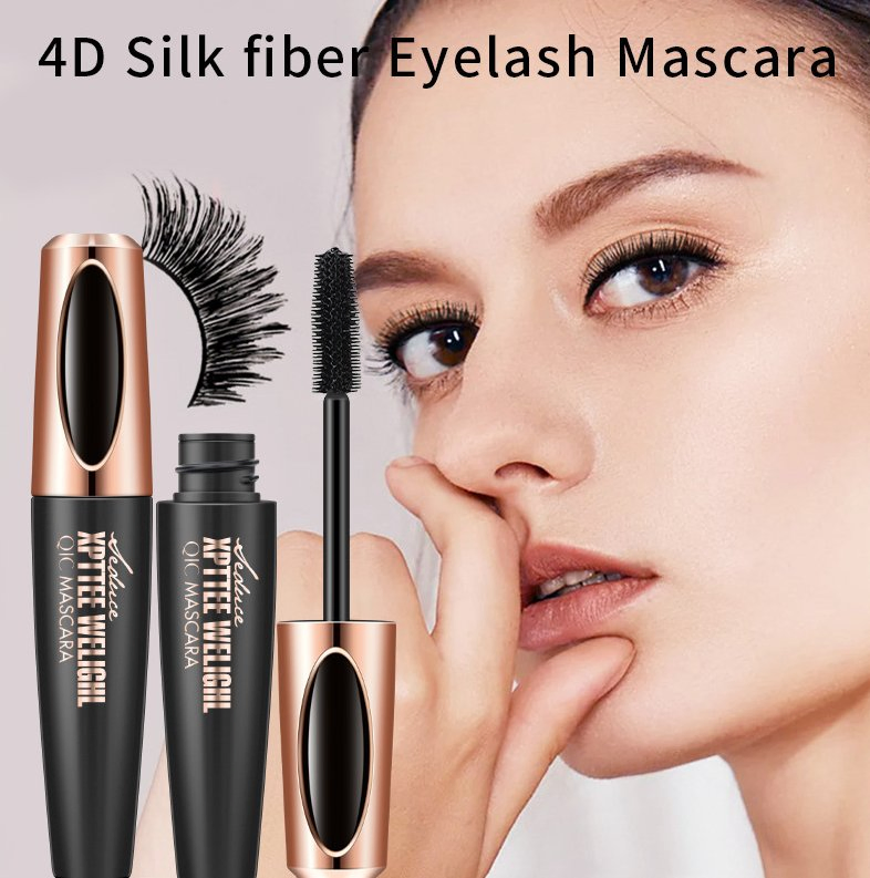 Online Wholesale in Stock New Arrival Plump Waterproof Mascara Silicone Brush Head 4D Long Lasting Big Eye Mascara