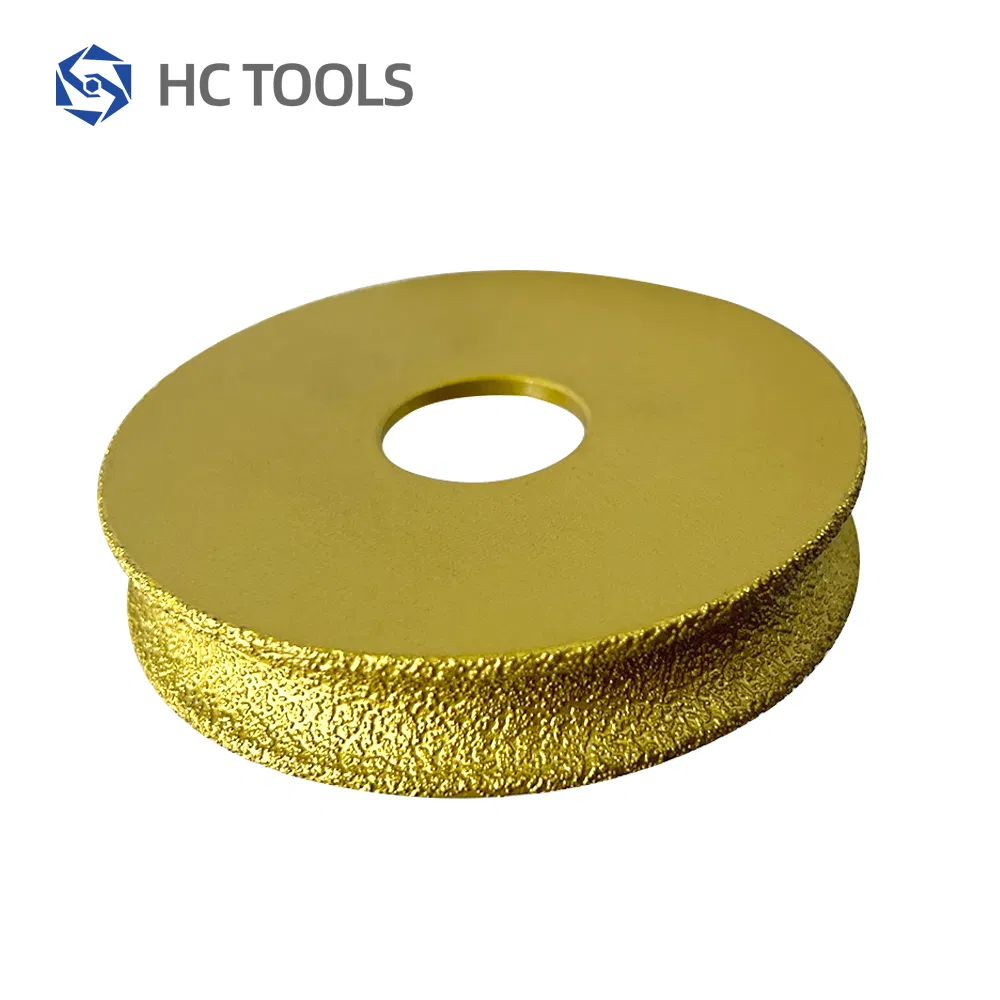 Hot Sale 75mm Vacuum Brazed Diamond Grinding Cup Wheel Edge Polishing for Pebble Marble