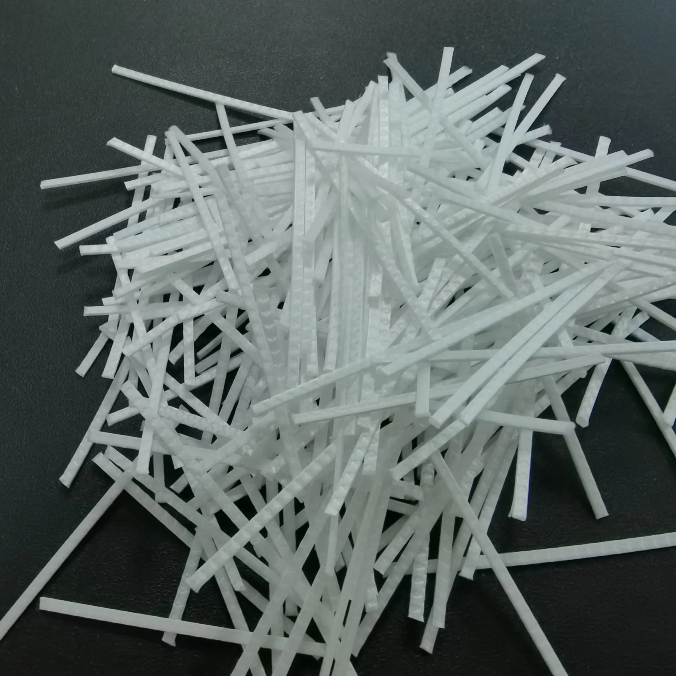 48mm 54mm White Macro Synthetic Structural Fiber for Concrete and Construction