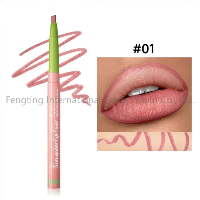 8 Color Vegan Custom Logo Lip Liner Pencil Waterproof Nude Customize Private Label Matte Natural Lip Liner