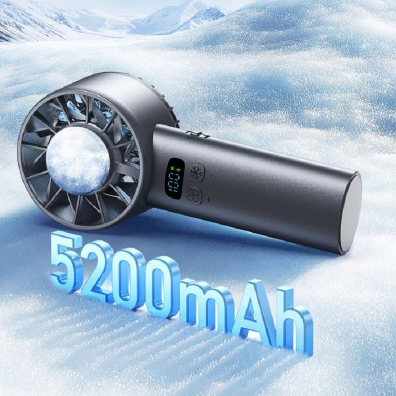 New 5200mAh Rechargeable Portable USB Powered Handheld Mini Cooler Fan