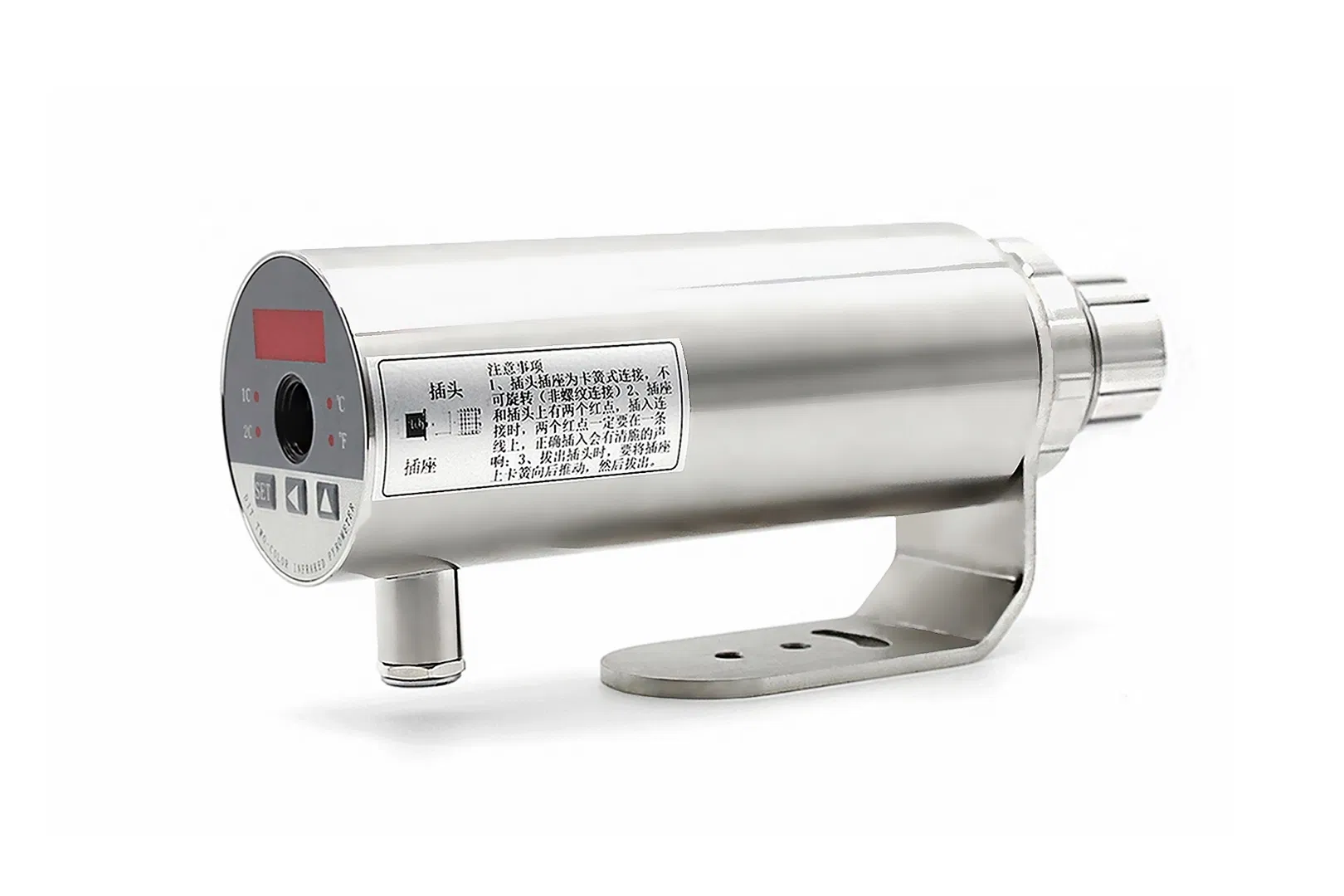 High Temperature Ratiometric Infrared Pyrometer for Steel Rolling Site