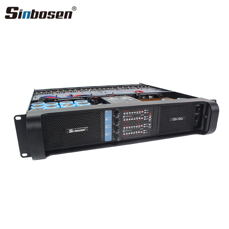 Ds-10q 1000 Watt 4 Channels Class Td Professional Power Amplifier 1350W