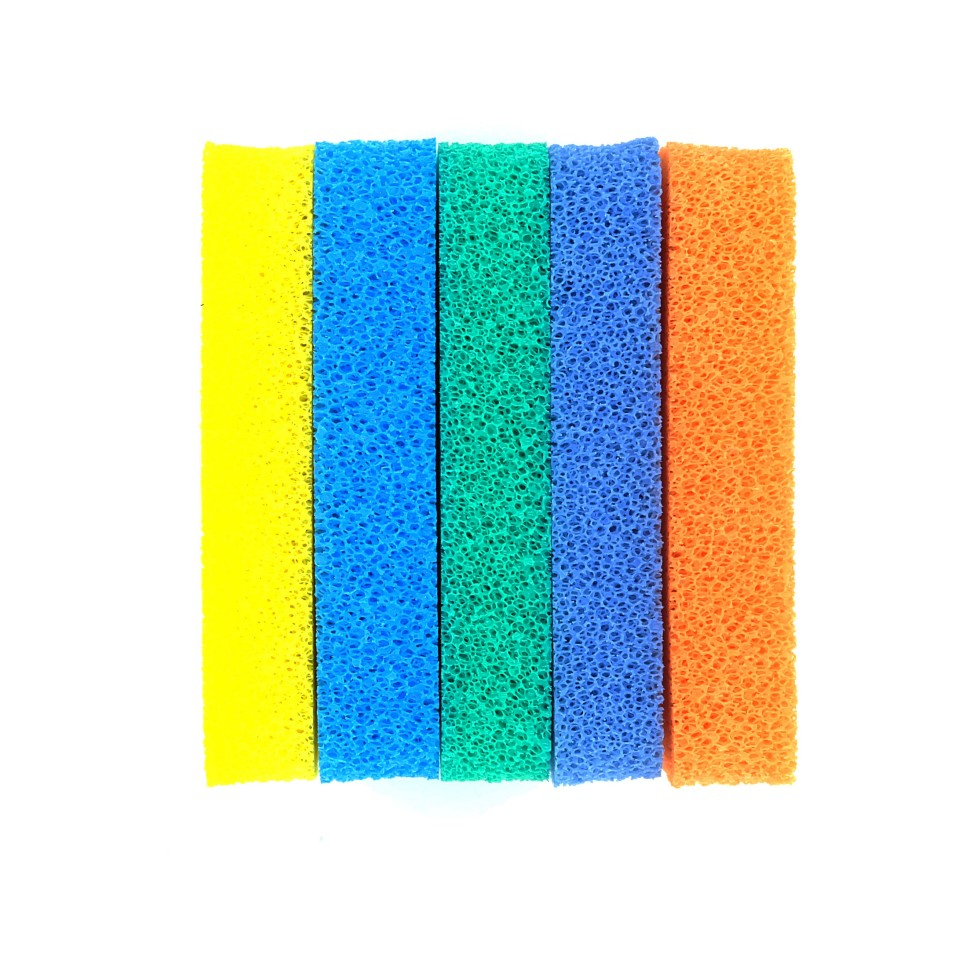 Kitchen Open Cell Scrubber Dish Cleaning Silicone Sponge