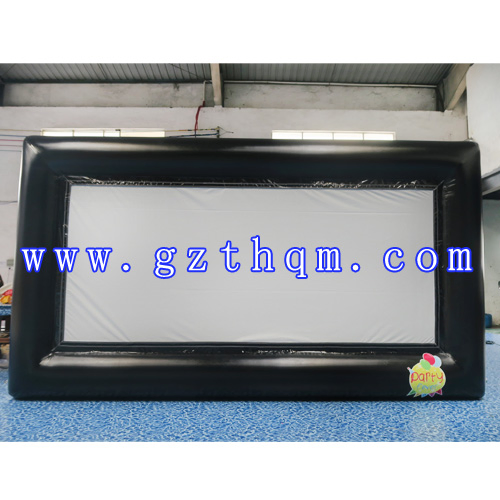 5X3m Airtight PVC Inflatable Movie Screen for Outdoor Using