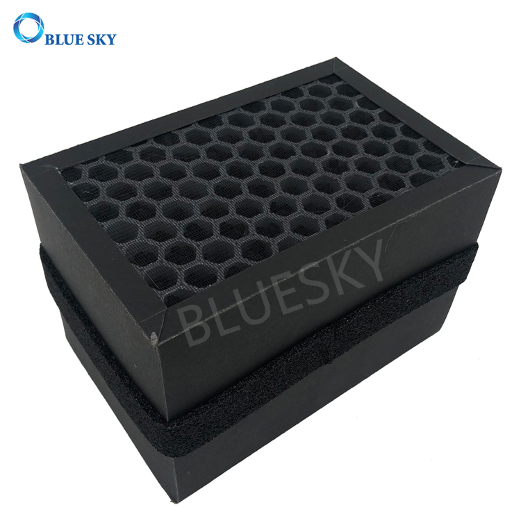 Paper Frame 2-in-1 Honeycomb Active Carbon Mini Pleated Air Purifier Panel HEPA Filters