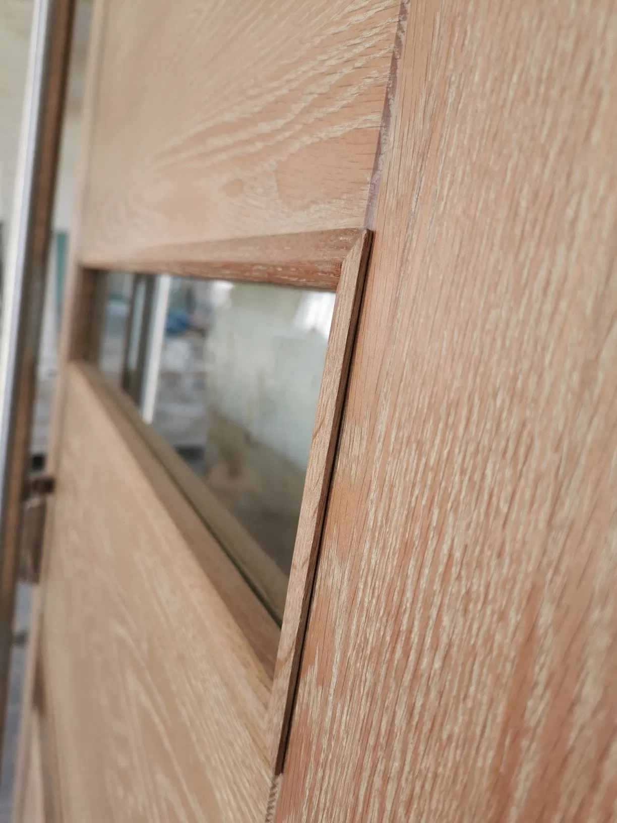 Exterior Front Main Entry Solid Core Design Modern Pivot Wooden Doors