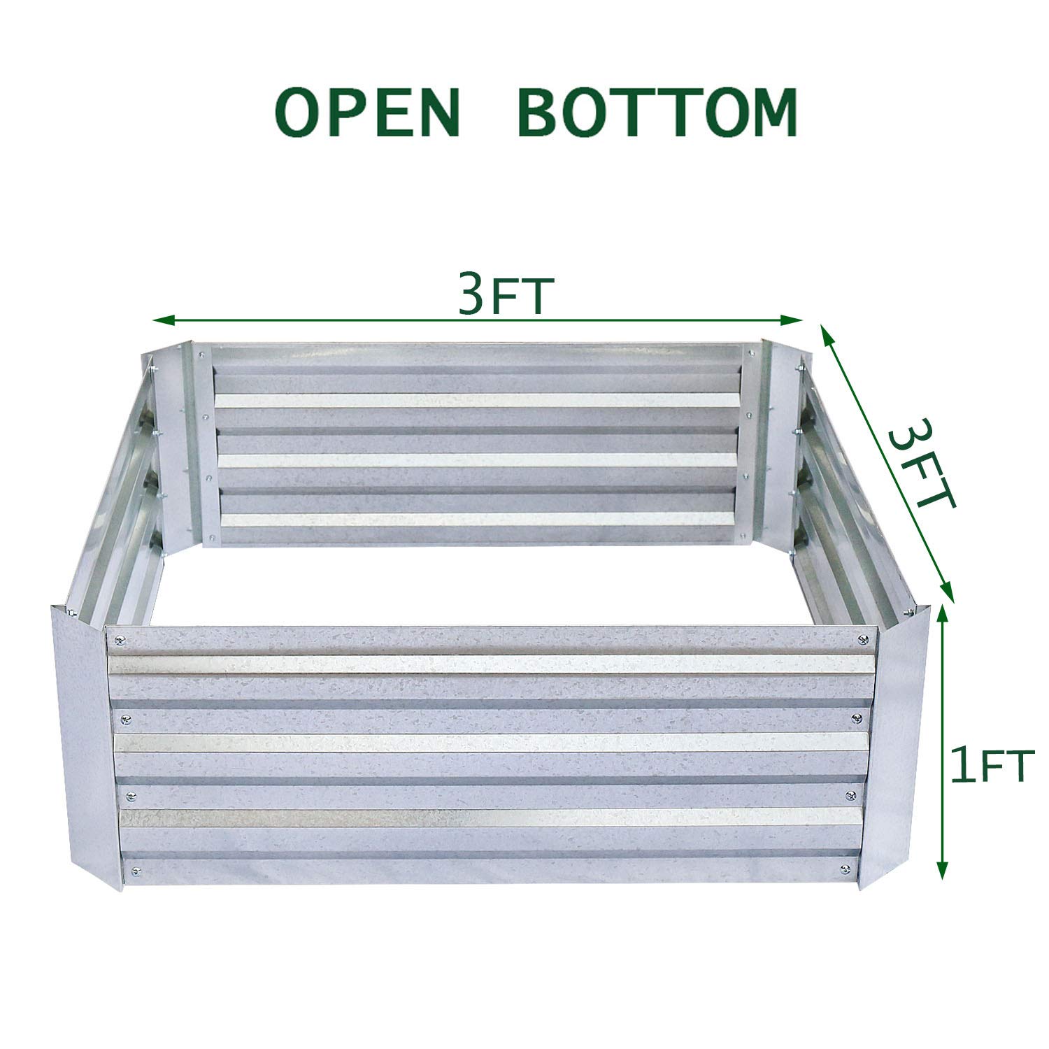 Грядка приподнятая оцинкованная сталь с поливом