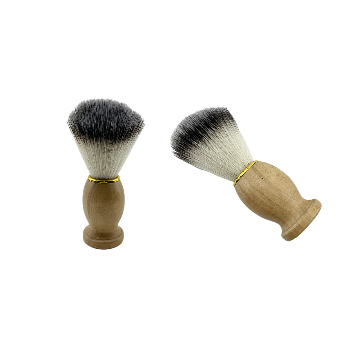 OEM Reusable Beard Brushes Wood Handle Foaming Brush Shave Tool Brush
