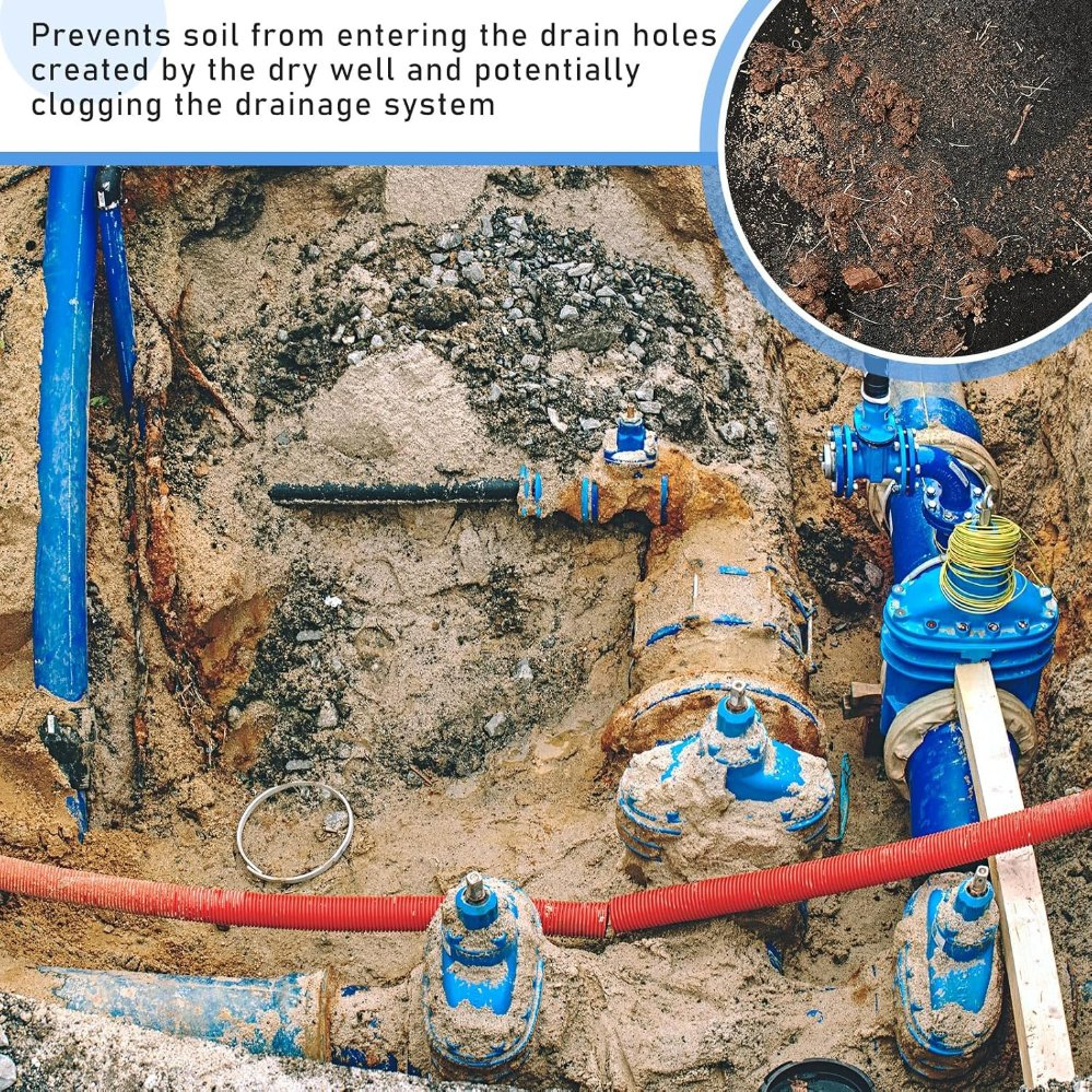 Construction and Building Material Nonwoven Drainage Fabric Geotextile 500g