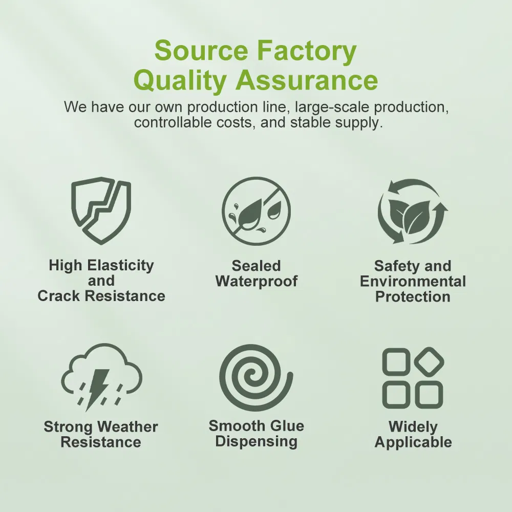 Kj2900 Weather Resistant Adhesive Glass Adhesive Neutral Silicone Sealant for Building Metal Roofs, Doors, Windows, Curtain Walls