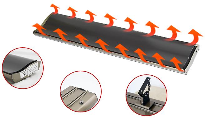 1800W Electric Radiators and Garage Space Heaters