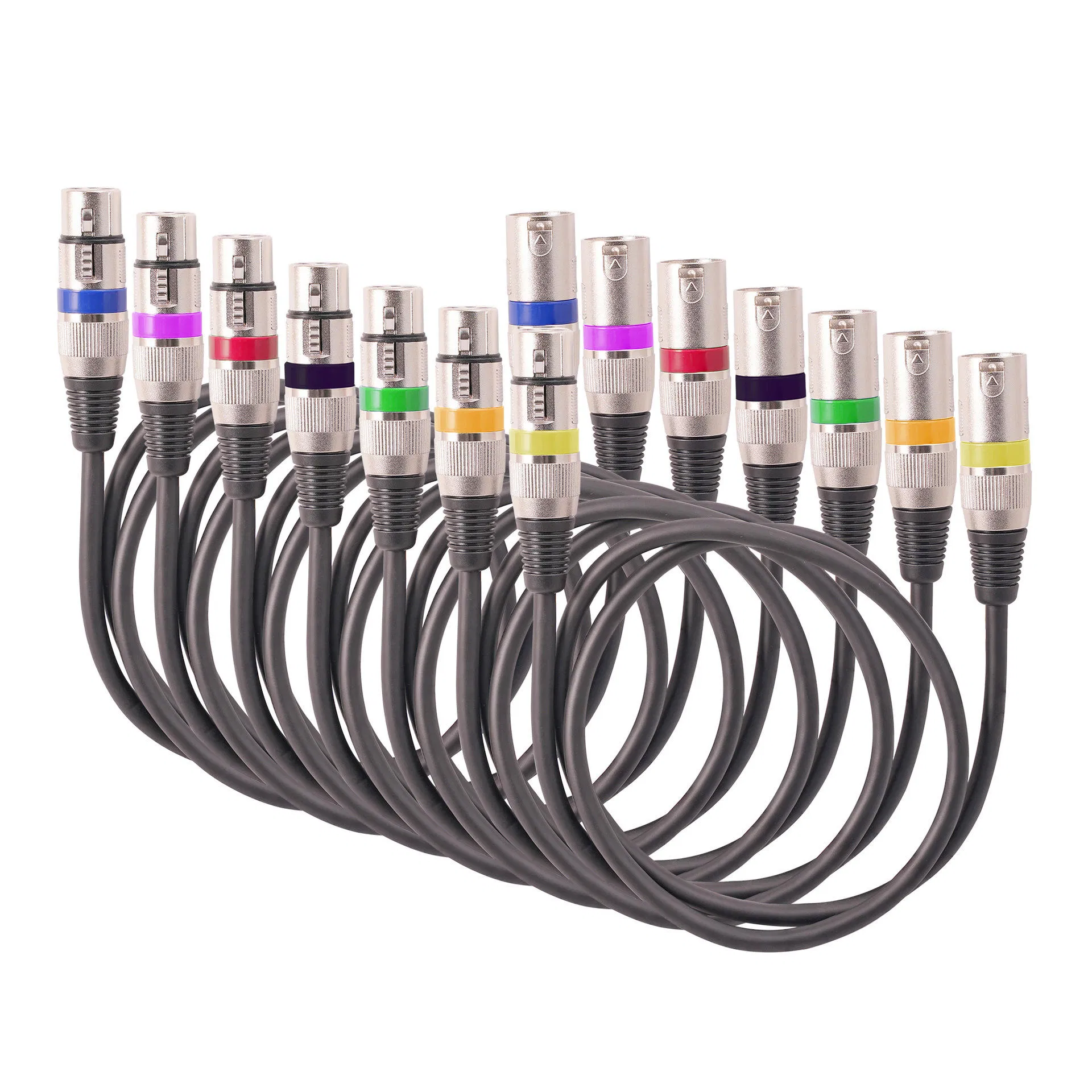 100m 3-Pin XLR Audio Cable with Microphone Extension Speaker Balanced HiFi Connector Male to Female XLR-Audio & Video Cables