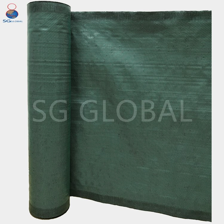 China Supplier UV Resistant High Strength Black Green PP Woven Silt Fence