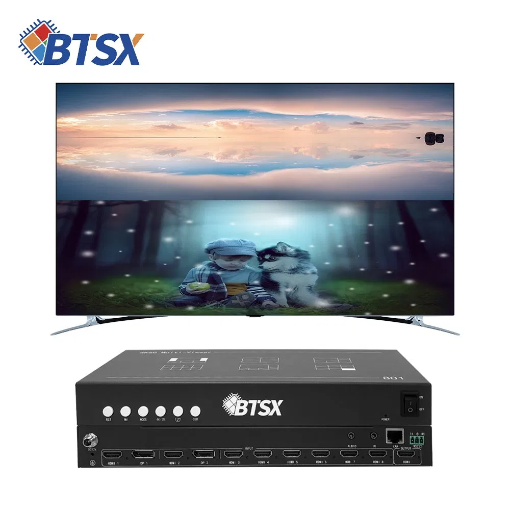 Advanced 8-Screen Splitter 4K60, RS232 Commands, Web Configuration 4K60 Multi-Viewer